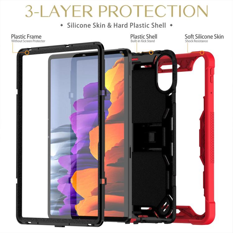 For Xiaomi Redmi Pad 2 Shockproof Silicone Hybrid PC Tablet Case with Holder