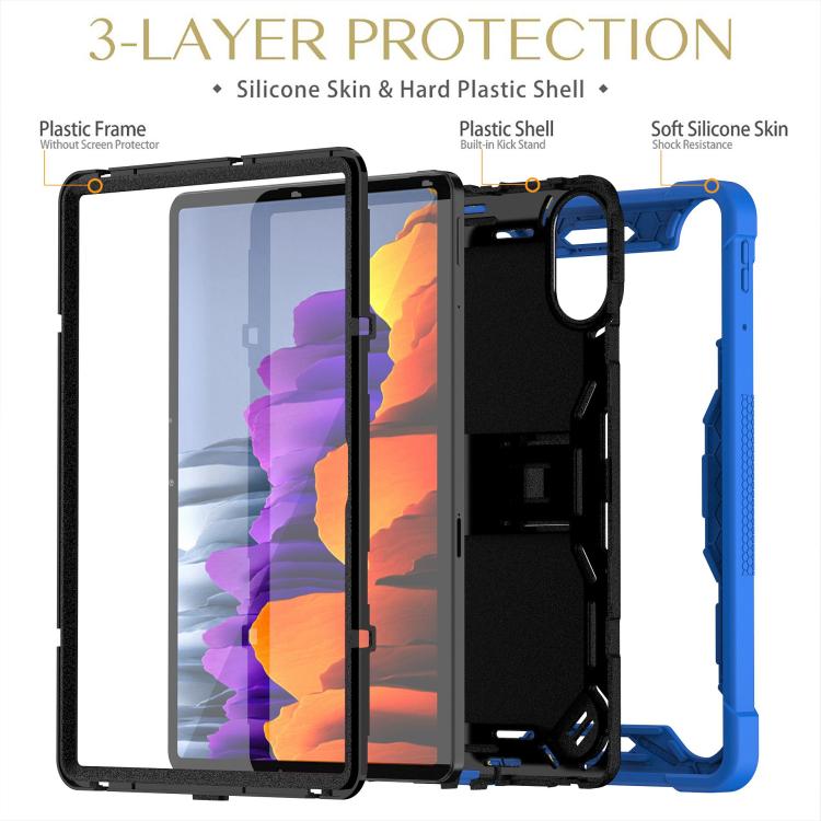 For Xiaomi Redmi Pad 2 Shockproof Silicone Hybrid PC Tablet Case with Holder
