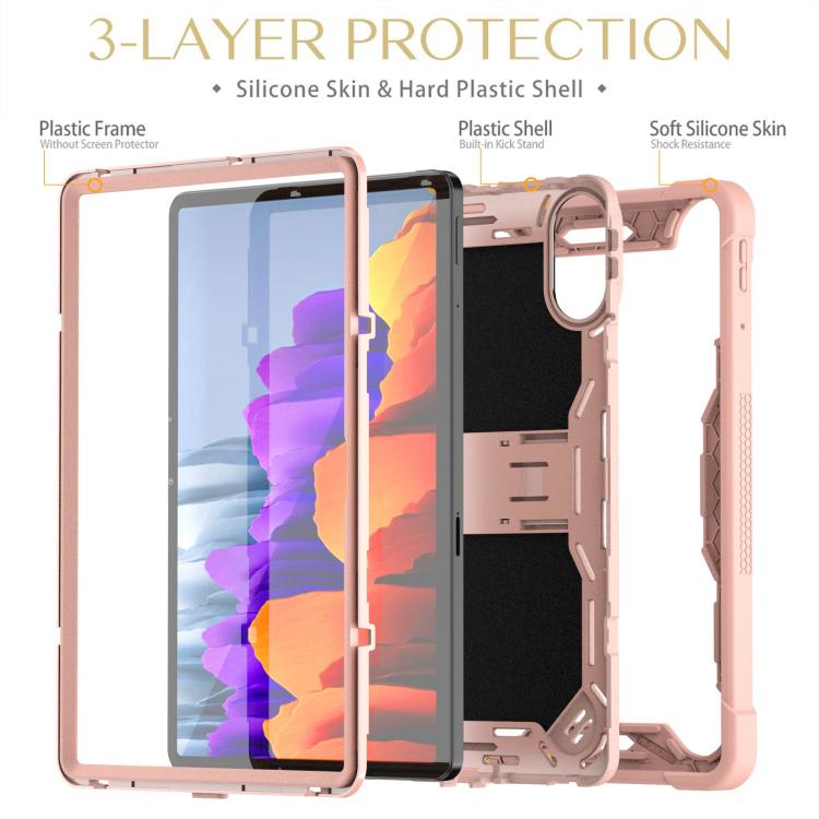 For Xiaomi Redmi Pad 2 Shockproof Silicone Hybrid PC Tablet Case with Holder