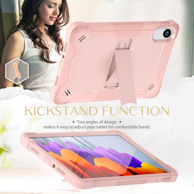 For Xiaomi Redmi Pad 2 Shockproof Silicone Hybrid PC Tablet Case with Holder