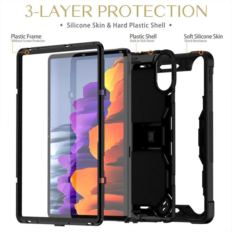 For Xiaomi Redmi Pad 2 Shockproof Silicone Hybrid PC Tablet Case with Holder