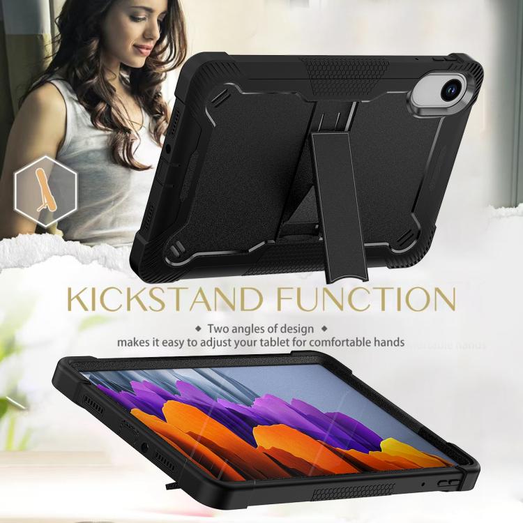 For Xiaomi Redmi Pad 2 Shockproof Silicone Hybrid PC Tablet Case with Holder