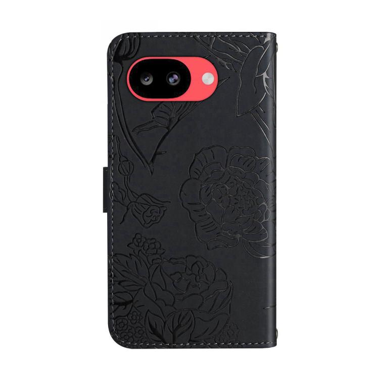 For Google Pixel 10a Skin Feel Butterfly Embossed Flip Leather Phone Case