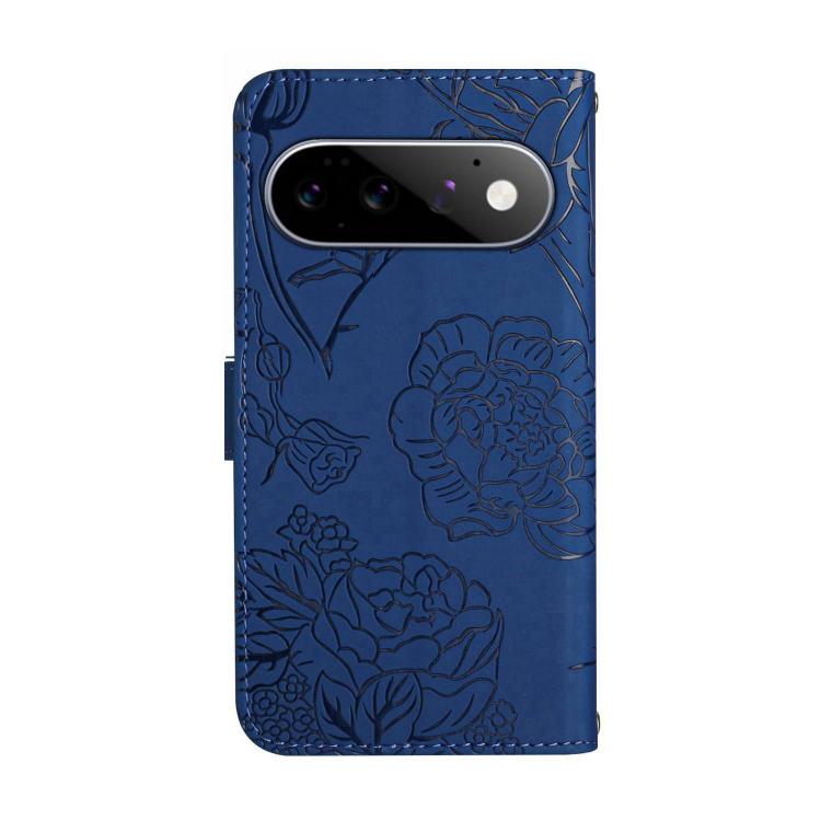 For Google Pixel 11 Pro XL Skin Feel Butterfly Embossed Flip Leather Phone Case