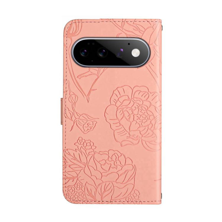 For Google Pixel 11 Pro / 11 Skin Feel Butterfly Embossed Flip Leather Phone Case