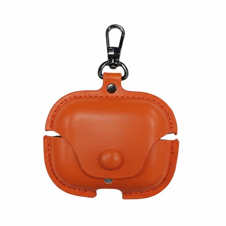 For Huawei FreeBuds SE 4 ANC Business Leather Earphone Protective Case with Hook