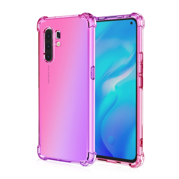 For Vivo X30 Pro Four-Corner Airbag Shockproof Gradient Color Clear TPU Case