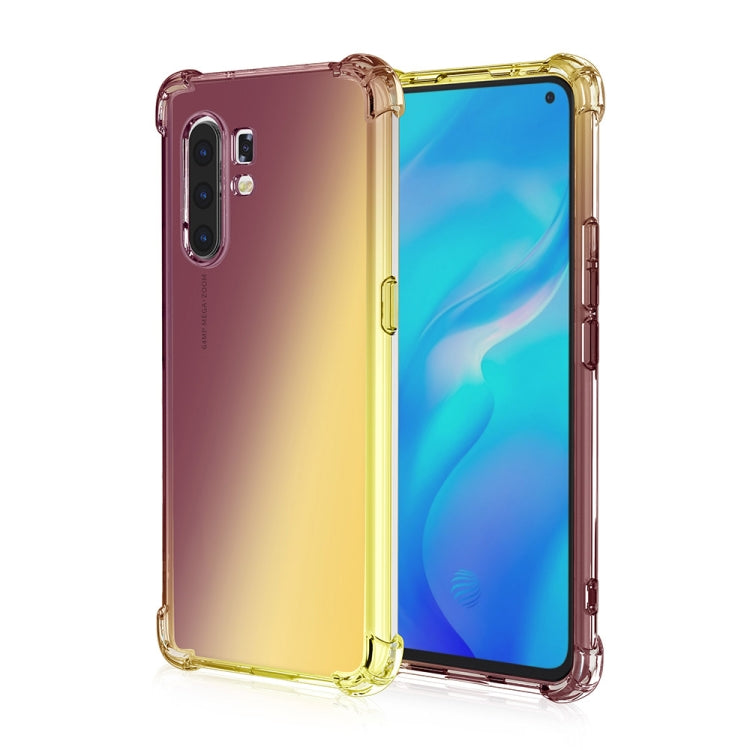 For Vivo X30 Pro Four-Corner Airbag Shockproof Gradient Color Clear TPU Case