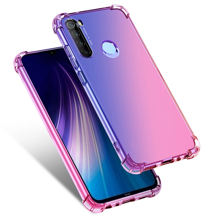 For Xiaomi Redmi Note 8 Four-Corner Airbag Shockproof Gradient Color TPU Protective Case