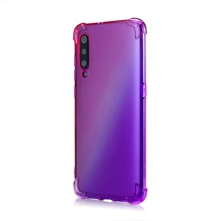 For Xiaomi Mi 9 Four-Corner Airbag Shockproof Gradient Color TPU Protective Case