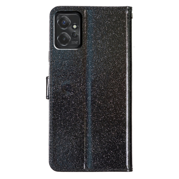 For Motorola Moto G Power 5G Glitter Powder Flip Leather Phone Case
