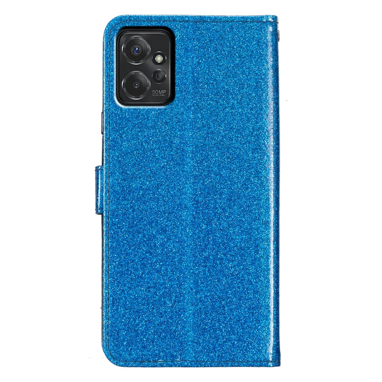 For Motorola Moto G Power 5G Glitter Powder Flip Leather Phone Case