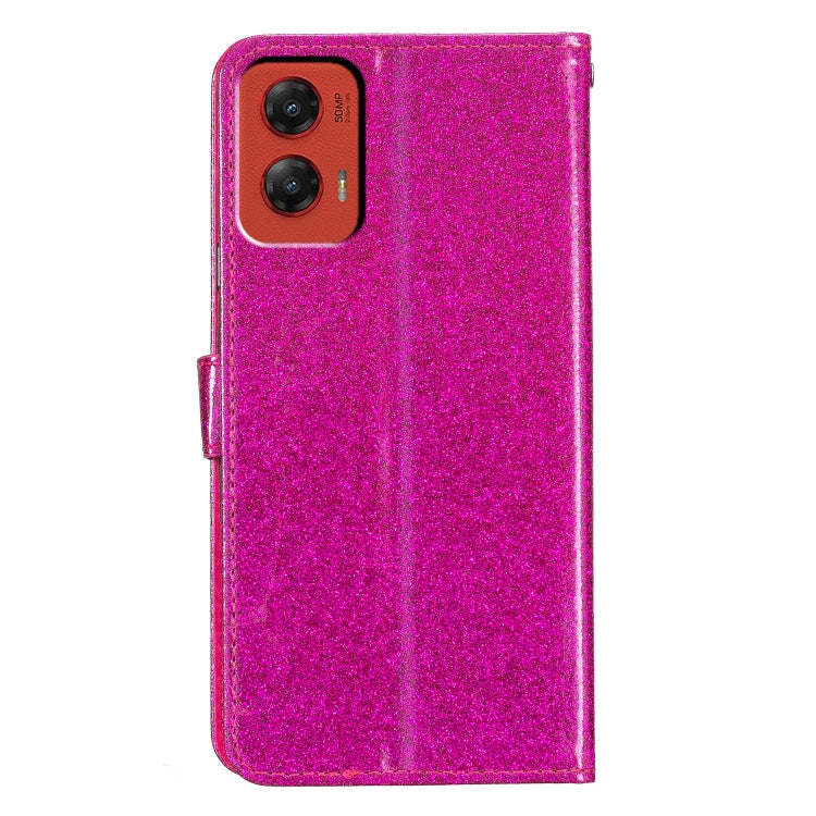 For Motorola Moto G Stylus 5G 2024 Glitter Powder Flip Leather Phone Case