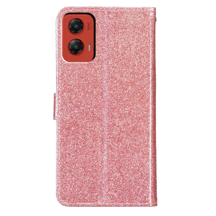 For Motorola Moto G Stylus 5G 2024 Glitter Powder Flip Leather Phone Case