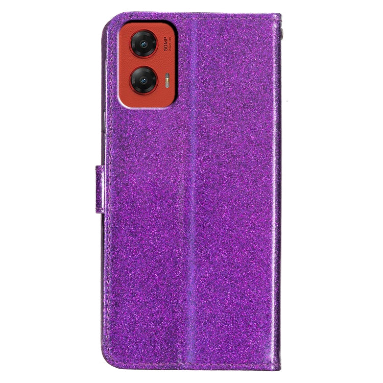 For Motorola Moto G Stylus 5G 2024 Glitter Powder Flip Leather Phone Case