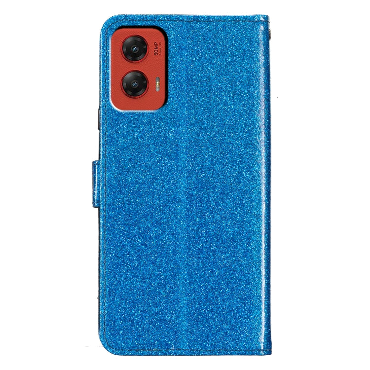 For Motorola Moto G Stylus 5G 2024 Glitter Powder Flip Leather Phone Case