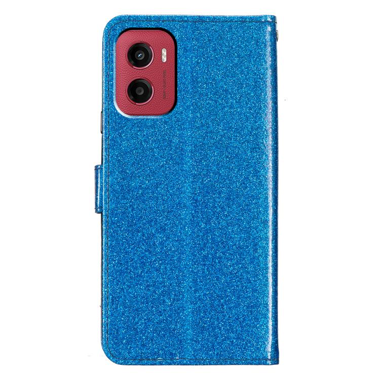 For Motorola Moto G05 Glitter Powder Flip Leather Phone Case