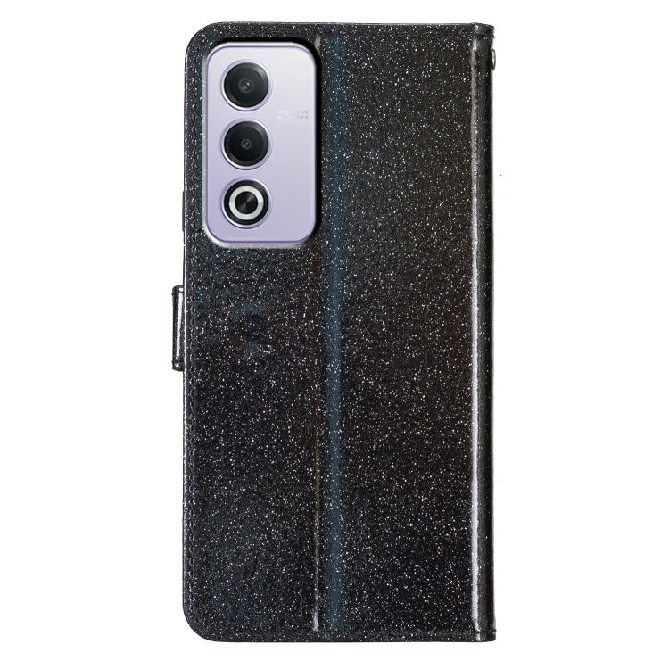For OPPO A3 Pro Glitter Powder Flip Leather Phone Case