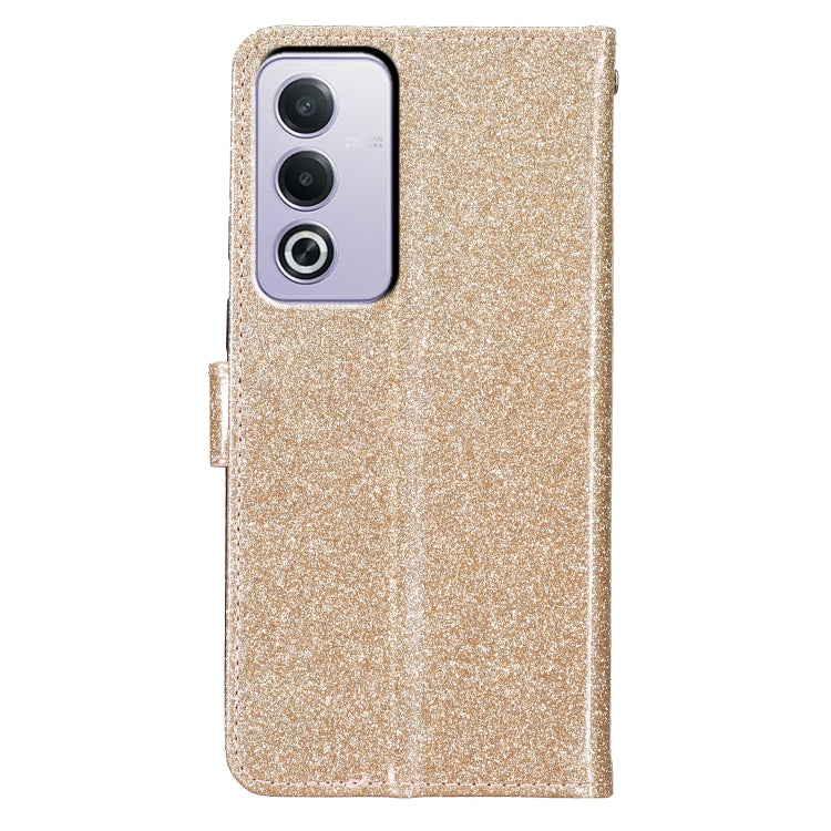 For OPPO A3 Pro Glitter Powder Flip Leather Phone Case