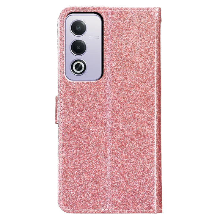 For OPPO A3 Pro Glitter Powder Flip Leather Phone Case