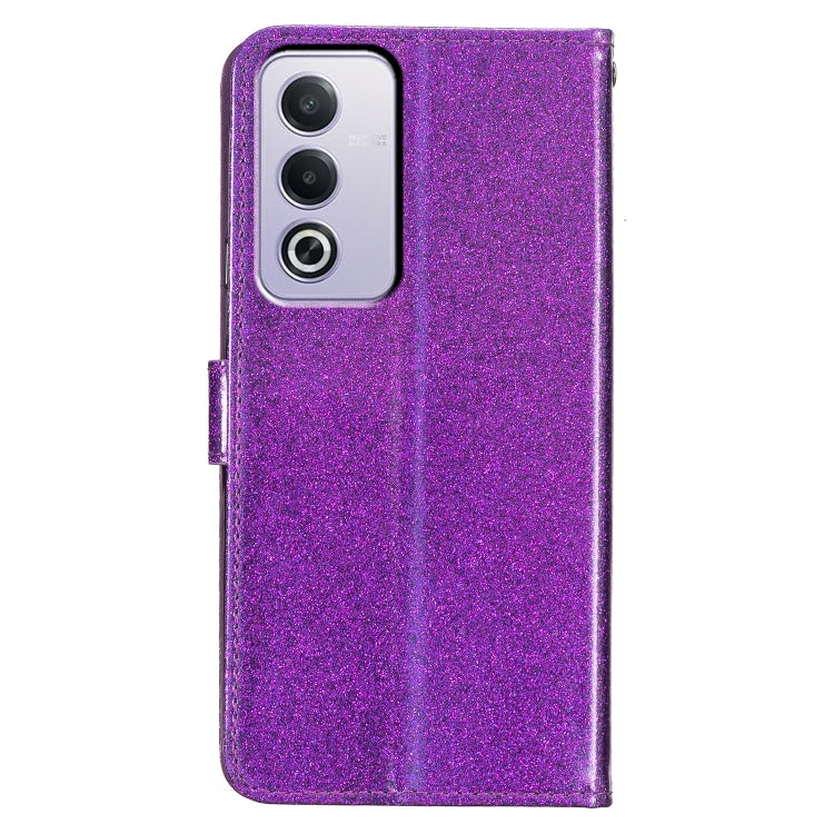 For OPPO A3 Pro Glitter Powder Flip Leather Phone Case
