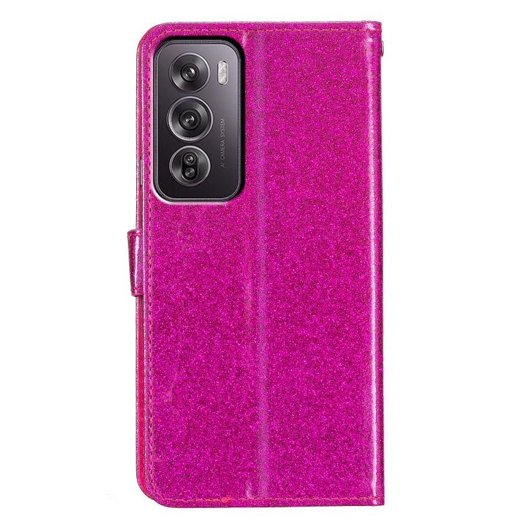 For OPPO Reno12 Pro Global Glitter Powder Flip Leather Phone Case