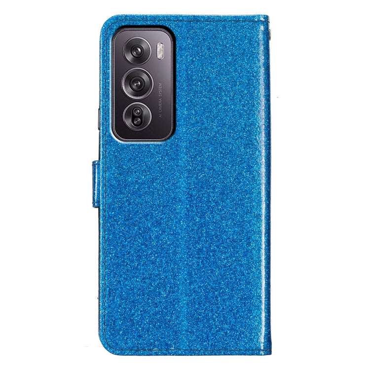 For OPPO Reno12 Pro Global Glitter Powder Flip Leather Phone Case