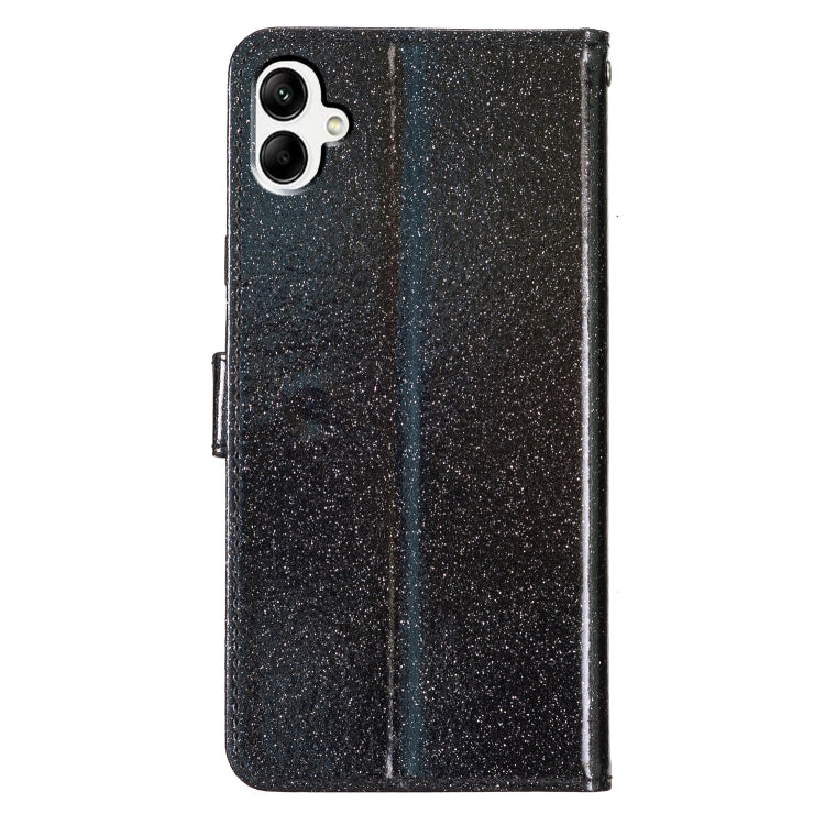 For Samsung Galaxy A06 4G Glitter Powder Flip Leather Phone Case