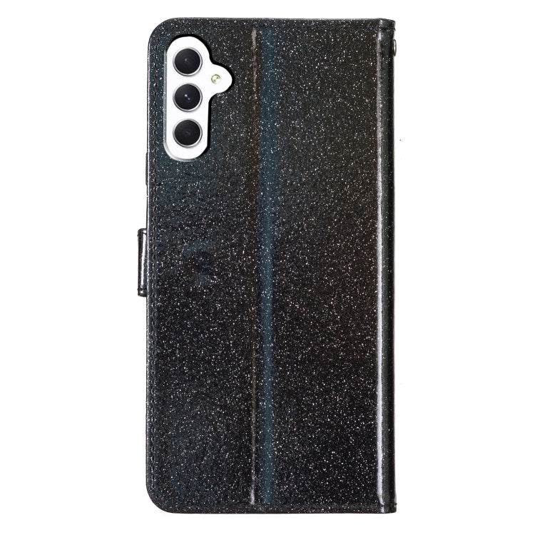 For Samsung Galaxy A16 5G Glitter Powder Flip Leather Phone Case