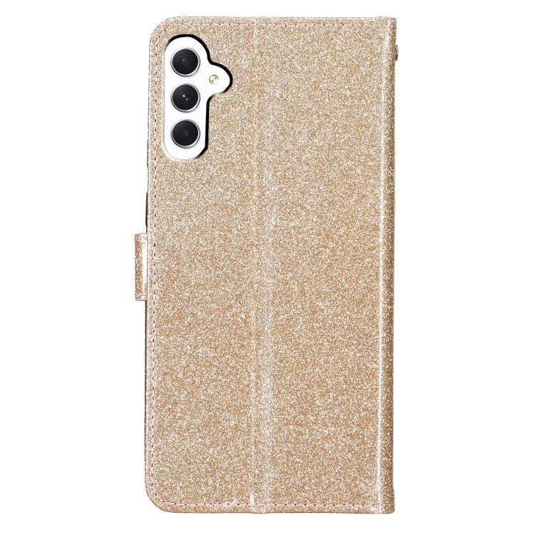 For Samsung Galaxy A16 5G Glitter Powder Flip Leather Phone Case
