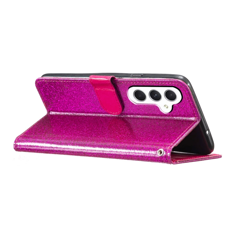 For Samsung Galaxy A36 5G Glitter Powder Flip Leather Phone Case