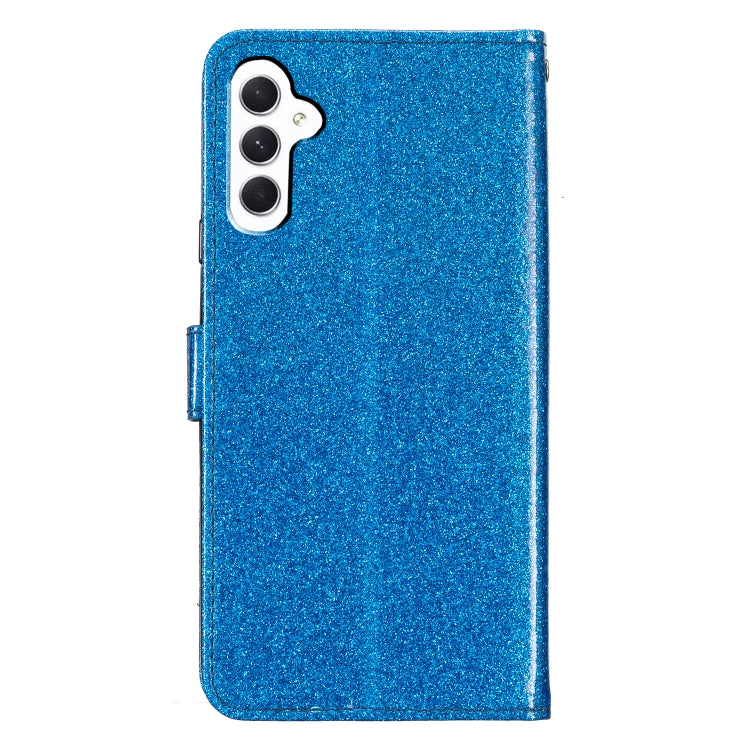For Samsung Galaxy A56 5G Glitter Powder Flip Leather Phone Case