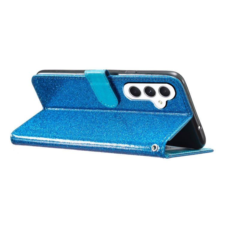 For Samsung Galaxy A56 5G Glitter Powder Flip Leather Phone Case