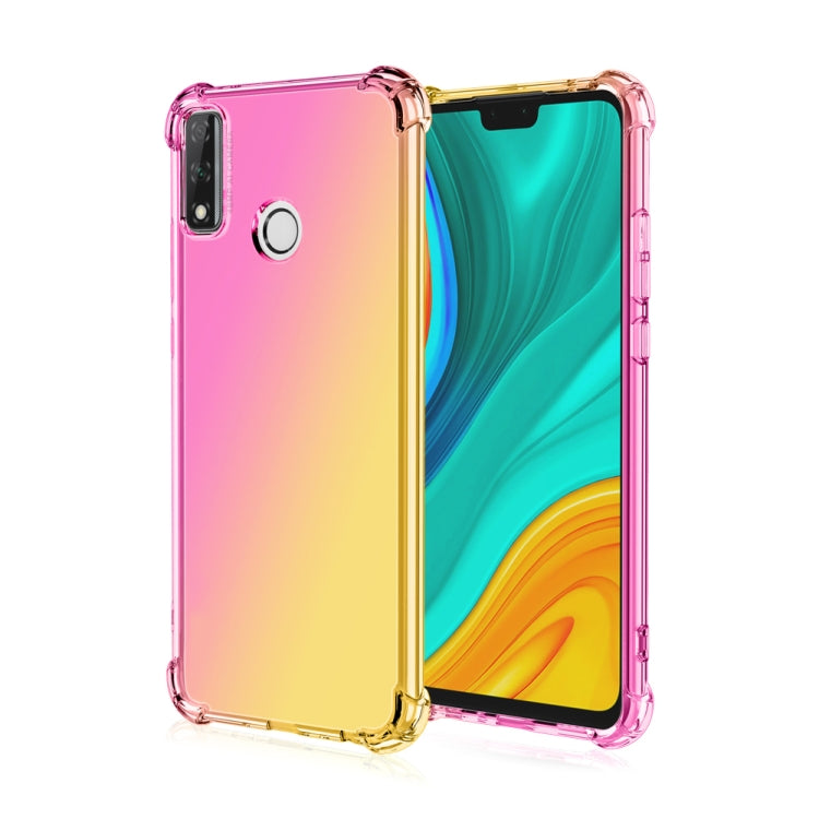 For Huawei Y8s Four-Corner Airbag Shockproof Gradient Color TPU Protective Case