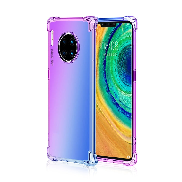 For Huawei Mate 30 Pro Four-Corner Airbag Shockproof Gradient Color TPU Protective Case