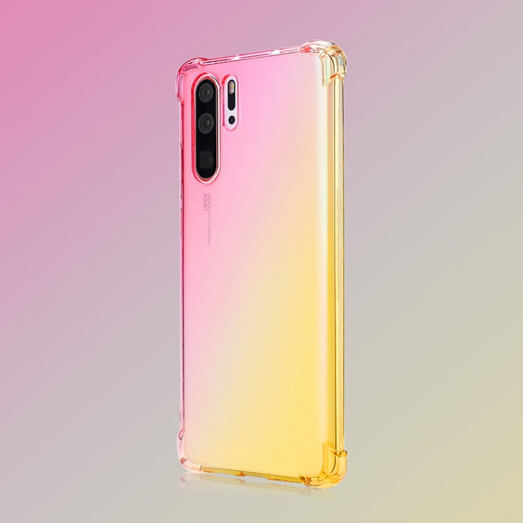 For Huawei P30 Pro Four-Corner Airbag Shockproof Gradient Color TPU Protective Case
