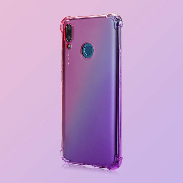 For Huawei Y9 (2019) / Enjoy 9 Plus Four-Corner Airbag Shockproof Gradient Color TPU Protective Case