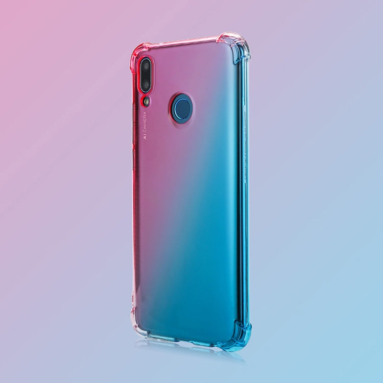 For Huawei Y9 (2019) / Enjoy 9 Plus Four-Corner Airbag Shockproof Gradient Color TPU Protective Case
