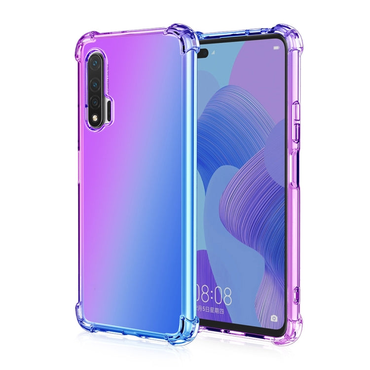 For Huawei nova 6 Four-Corner Airbag Shockproof Gradient Color TPU Protective Case