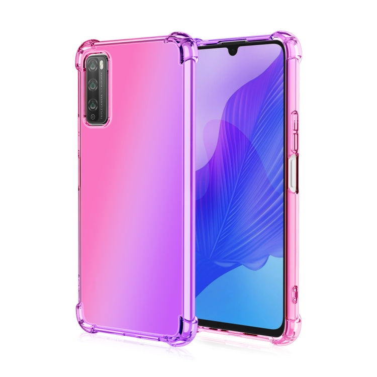 For Huawei Enjoy 20 Pro Four-Corner Airbag Shockproof Gradient Color TPU Protective Case