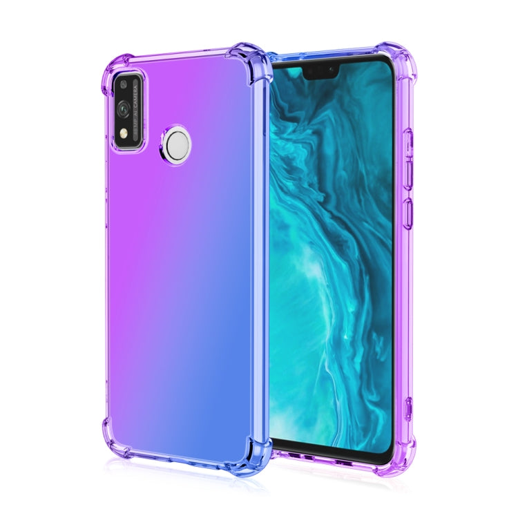 For Huawei Honor 9X Lite Four-Corner Airbag Shockproof Gradient Color TPU Protective Case