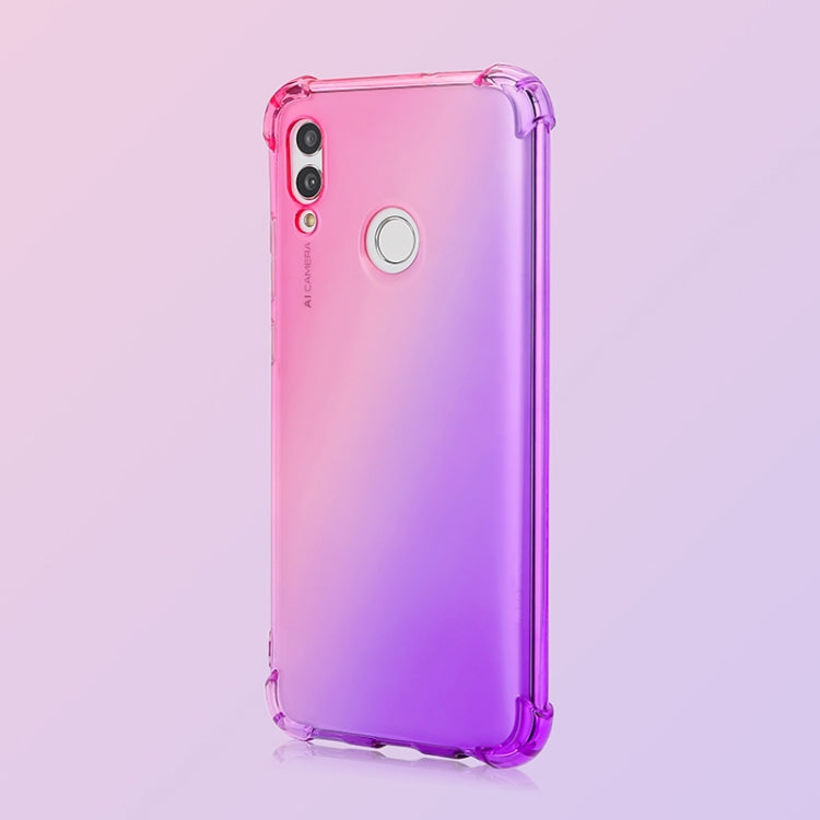 For Huawei Honor 10 Lite / P smart (2019) Four-Corner Airbag Shockproof Gradient Color TPU Protective Case