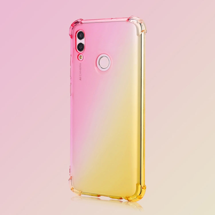 For Huawei Honor 10 Lite / P smart (2019) Four-Corner Airbag Shockproof Gradient Color TPU Protective Case