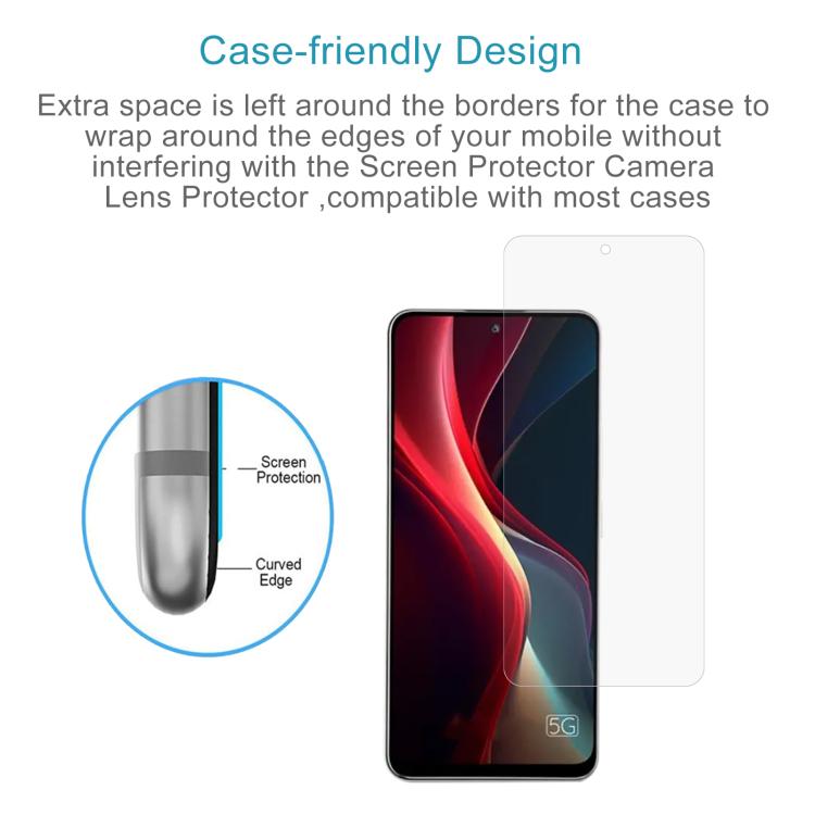For Lava Shark 5G 50pcs 0.26mm 9H 2.5D Tempered Glass Film