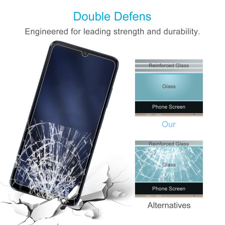 For Lava Bold N1 5G 50pcs 0.26mm 9H 2.5D Tempered Glass Film