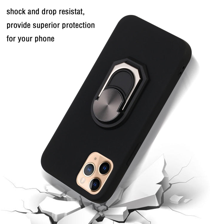 For iPhone 12 mini PC + TPU Shockproof Protective Case with Ring Holder