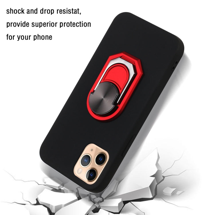 For iPhone 12 mini PC + TPU Shockproof Protective Case with Ring Holder