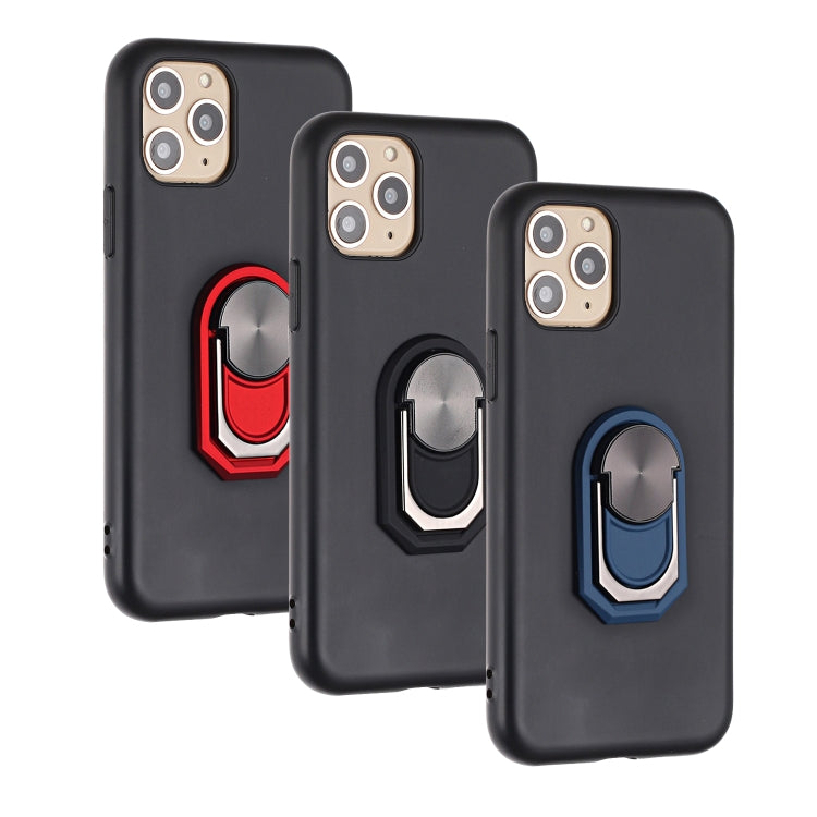 For iPhone 11 Pro PC + TPU Shockproof Protective Case with Ring Holder