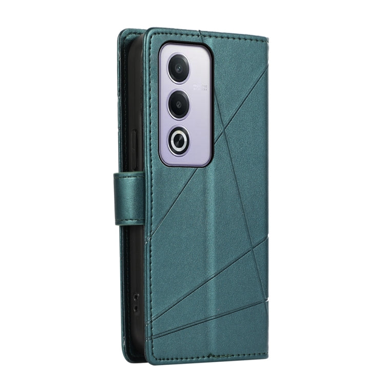 For OPPO A3 Pro 5G PU Genuine Leather Texture Embossed Line Phone Case