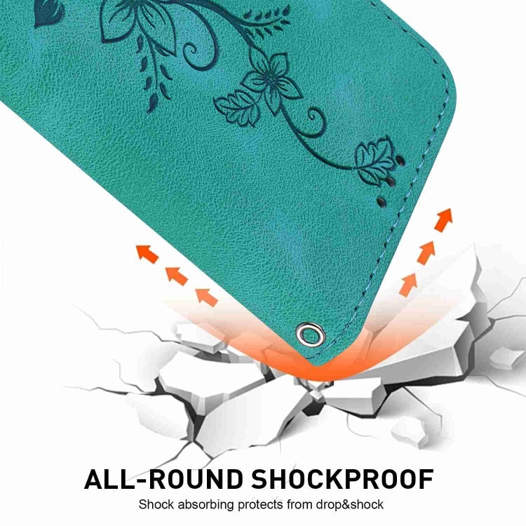 For Honor Play 60 Plus Lily Embossed Leather Phone Case
